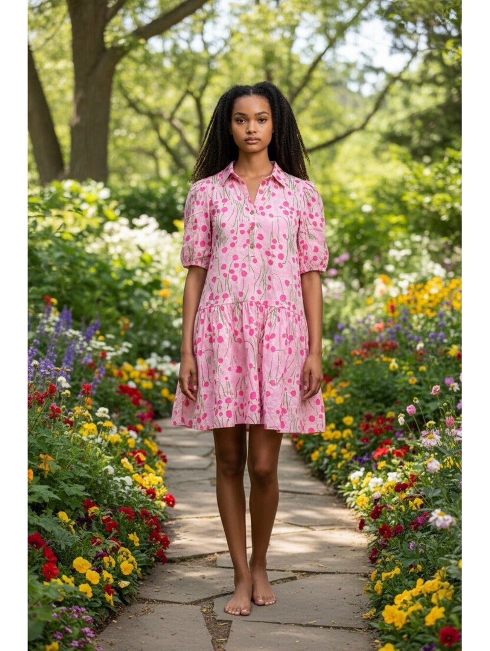 Lilly Pulitzer Sunny Daze Pink Floral Print Dress Size S
